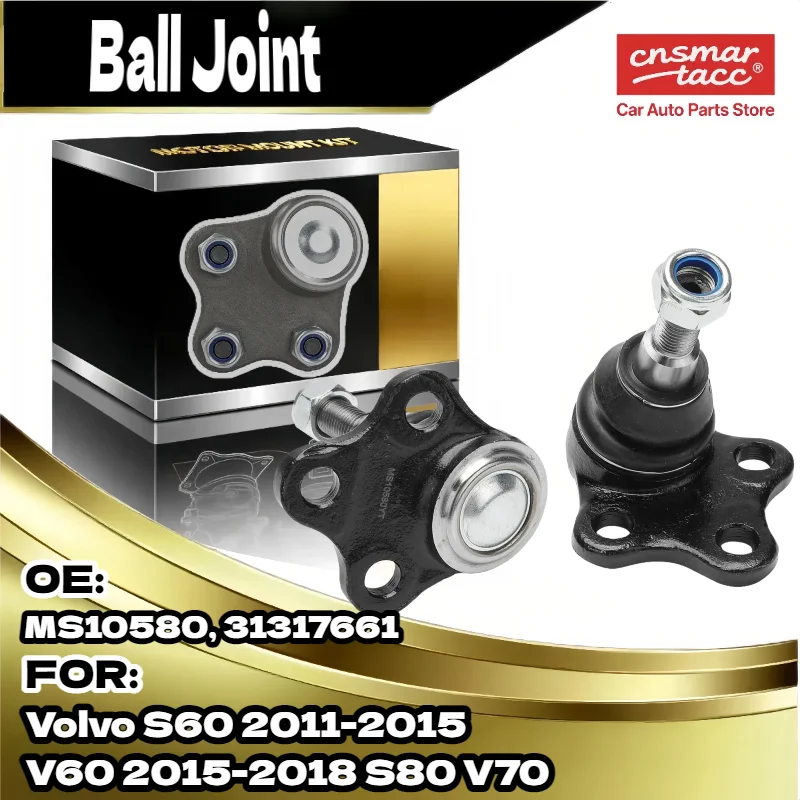 

2 шт. передние нижние шаровые шарниры для Volvo S60 2011-2015 V60 2015-2018 S80 V70 Durable MS10580 автозапчасти