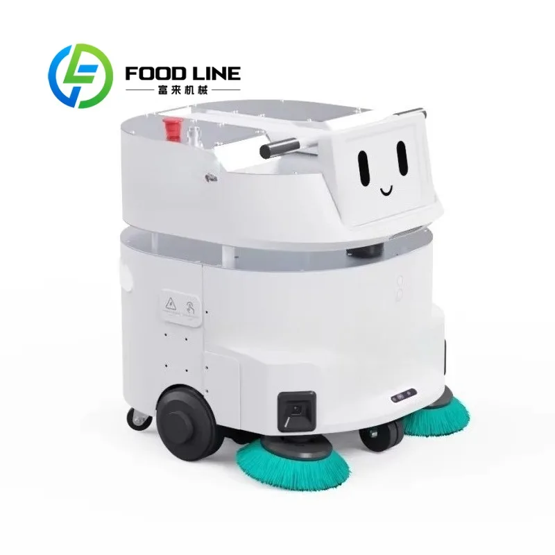 2025 Commercial Cleaning Robot New Autonomous Electric Sweeper with Dust Cleaning AI Technology Floor Scrubber Dryer