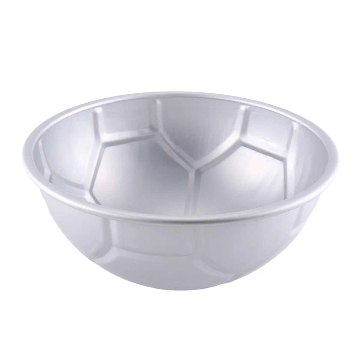 Hot New 1 PCS 3D Half Round Ball Shaped Football Cake Mold 8 inch Thickening Aluminum Alloy Mould Birthday Baking Pan