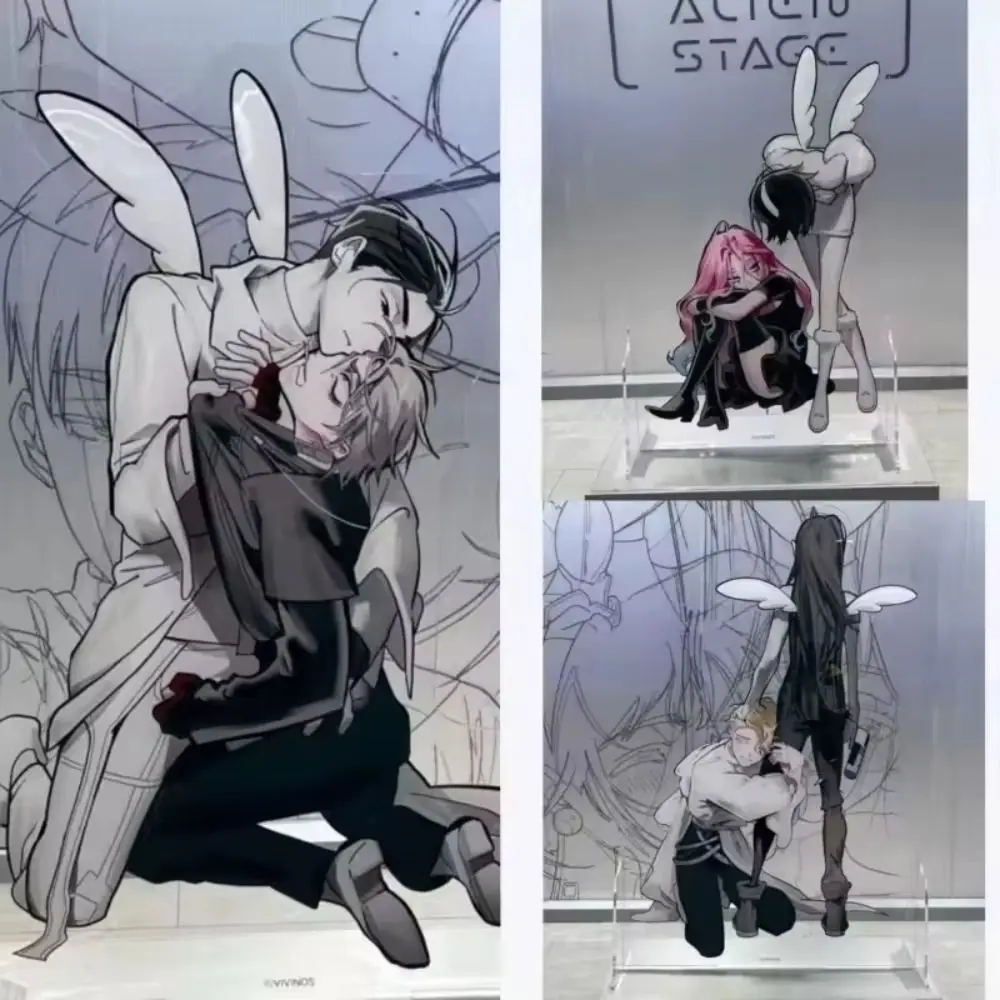 

Alien Stage Acrylic Stand Anime Cosplay Figure Black and White Ivan Sua Collection Kawaii Room Decor for Girls Brithday Gift