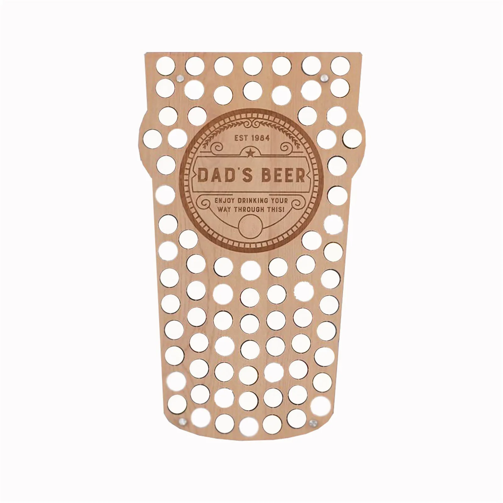 2024 Beer Bottle Cap Holder Collector Plate Father'S Day Gift Party Favours Suministros Para Fiestas Accessoires De FêTe