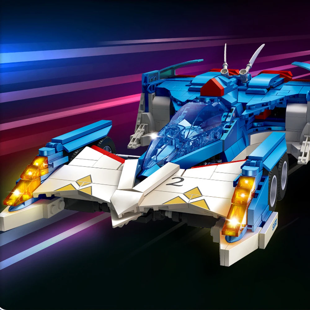Klocki konstrukcyjne Speed Car FutureS GPX Cybers Formula Racing Model Vehicle Asurada GSR Kolekcja zabawek z klocków konstrukcyjnych na prezent