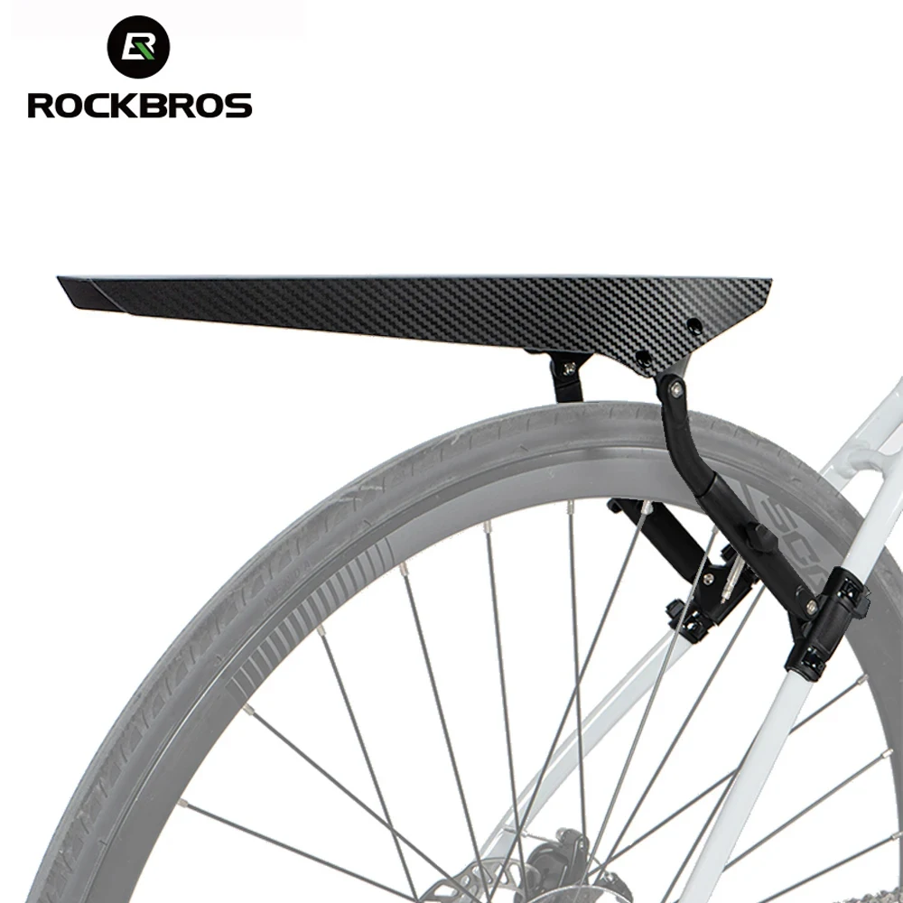 ROCKBROS Bicycle Mudguard Bike Fender PP Soft Plastic Mudguard Strong Toughness Road Suitable For Bicycle Protector Accessories