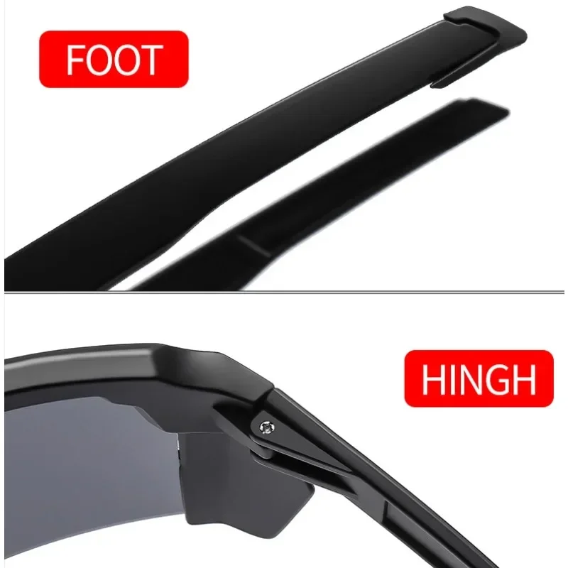 Cycling Sunglasses UV Protection Windproof Bike Sun Glasses for Men Women Outdoor Polarized Lens Bicycle Eyewear Sports Goggle