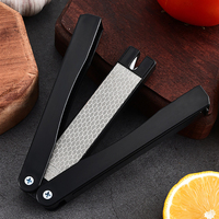 Double Sided Folded Pocket Sharpener Professional Kitchen Sharpener for Pocket Folding Knife Sharpening Stone Sharpener Diamond