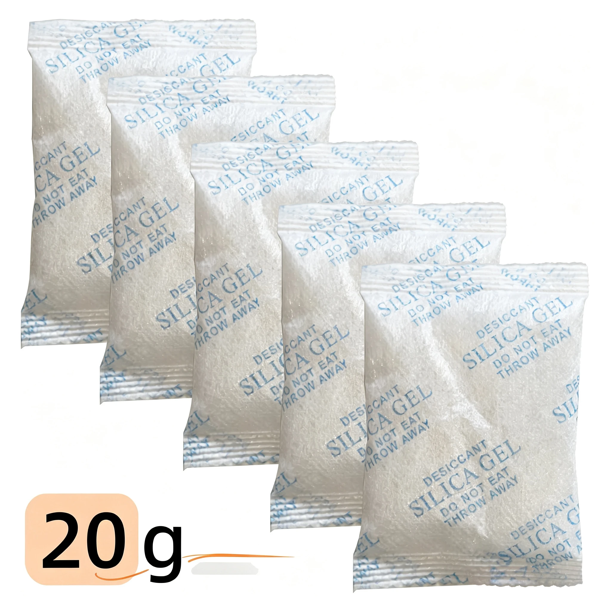 20g Silica Gel Desiccant Bags (5/10/20 PCS) Moisture Absorber for Electronics, Jewelry, Shoes & Spices Storage