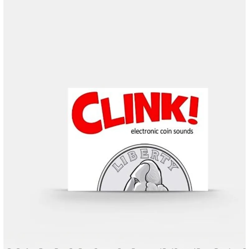 Clink! Electronic Coin Sounds 2.0 Strong Convincing Audio Illusion Magic Tricks Gimmick Coin Magic Accessories Magic Props Fun