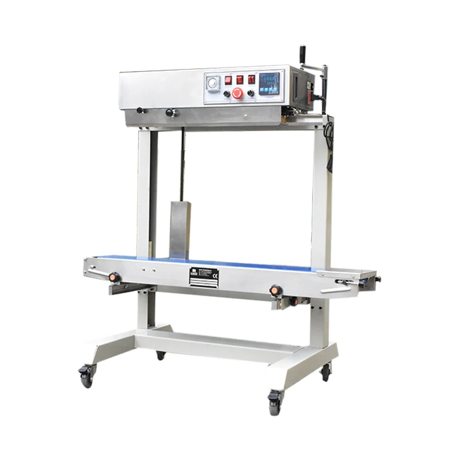 Plastic bags sealing machines heavy duty vertical band sealer