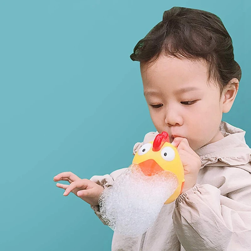 Máquina do fabricante da bolha para crianças, ventilador engraçado da bolha para o bebê e o recém-nascido, máquina da bolha da raposa