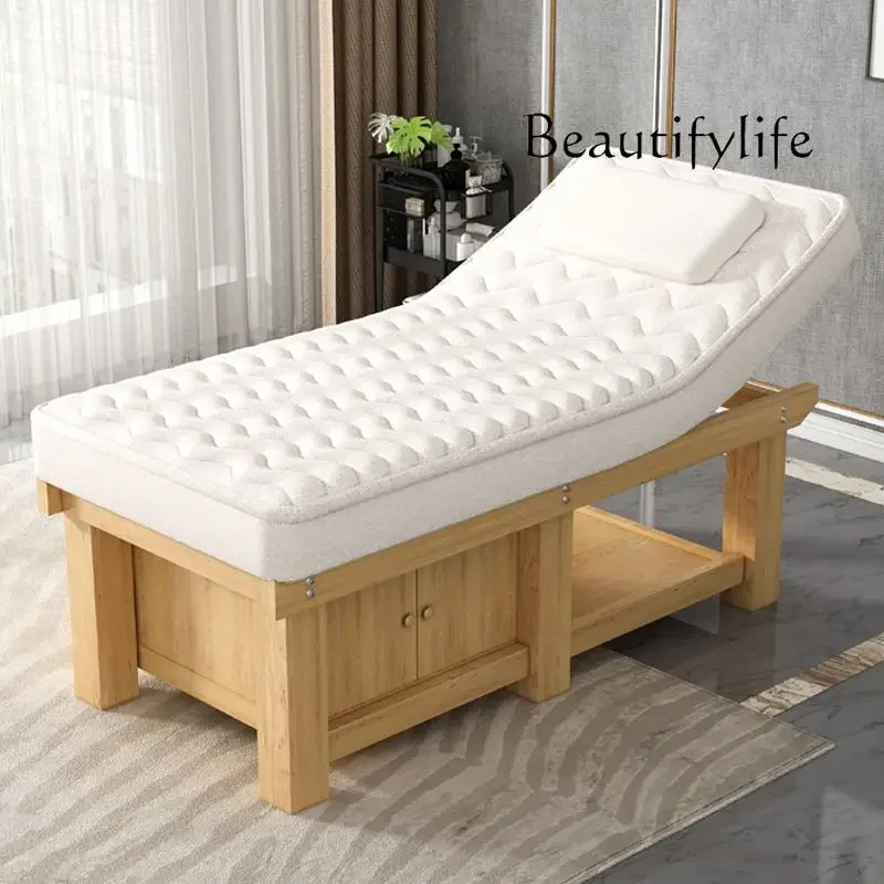 Beauty Salon Special Latex Beauty Bed Physiotherapy Massage Couch Moxibustion Body Beauty Eyelash Hole Bed