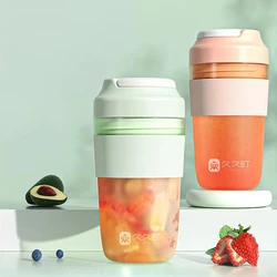 Portable Mini Electric Juicer Blender, USB, Fruit Mixers, Fruit Extractors, Food, Milkshake, Juice Maker Machine, 400ml