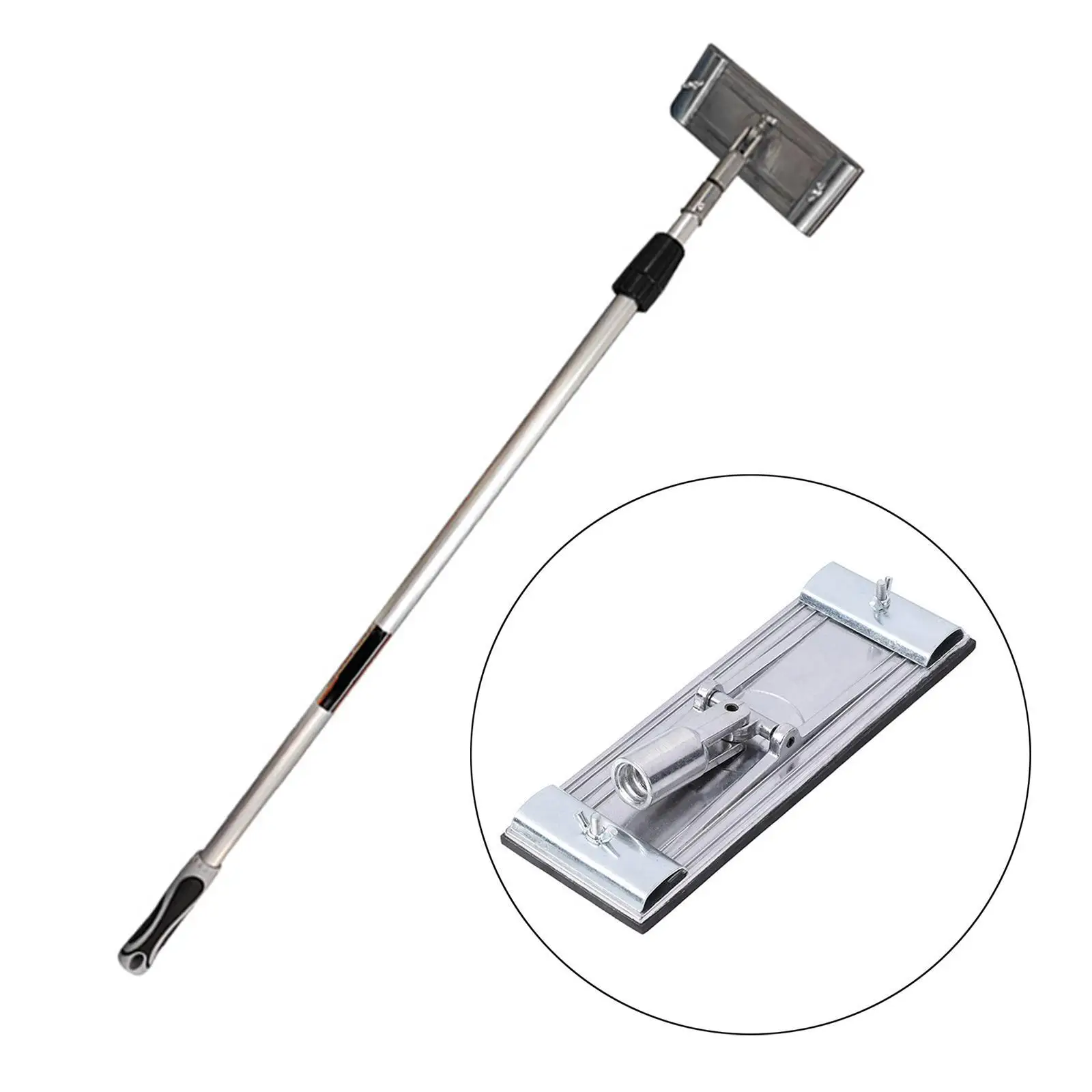 Aluminum Alloy Pole Hand Sander Holder Sandpaper Frame For Drywall Auto Body Sanding Wood Auto Body Detailing