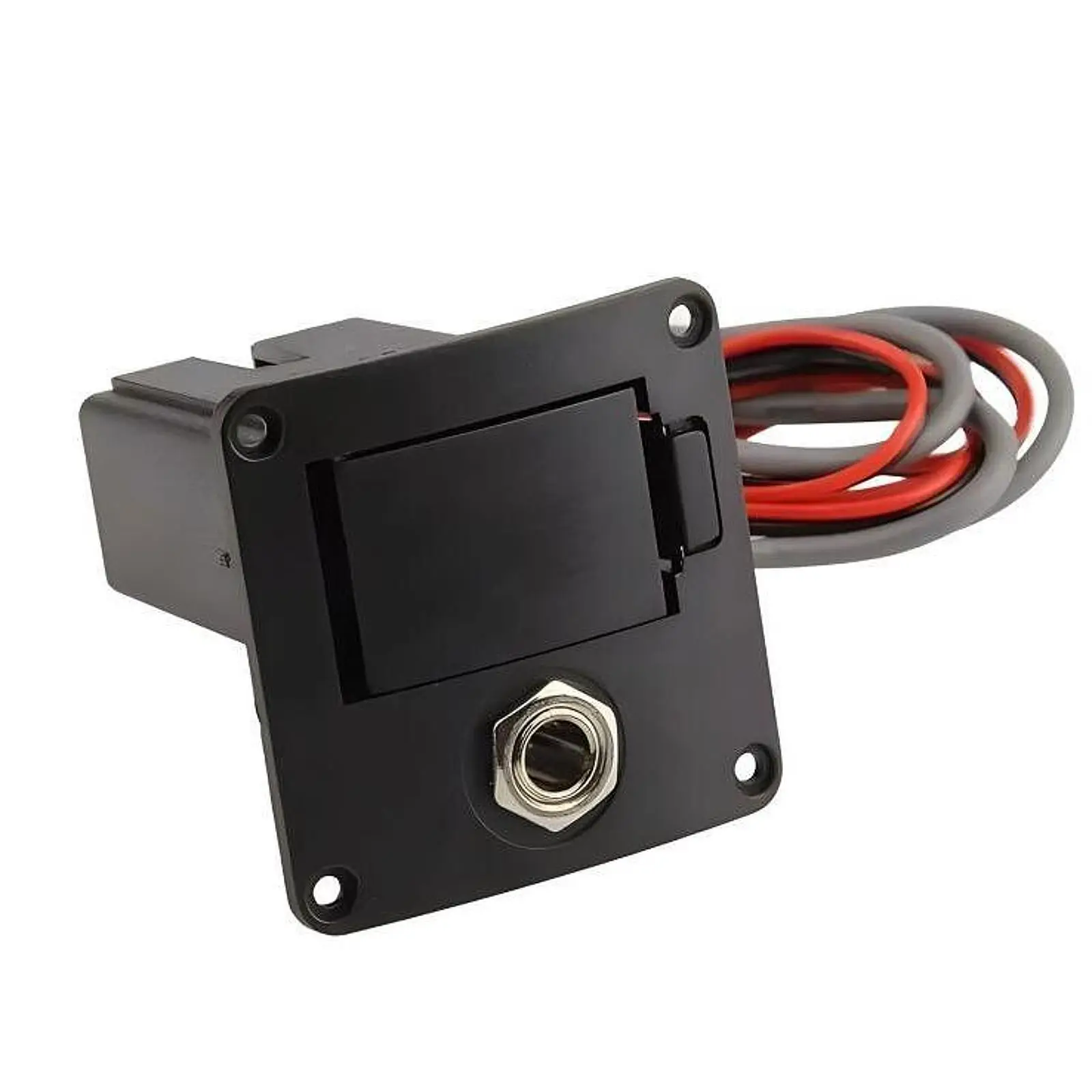 Système de préampli et égaliseur pour guitare avec électronique piézo et réglage de tonalité, idéal pour les performances en direct et l'enregistrement.