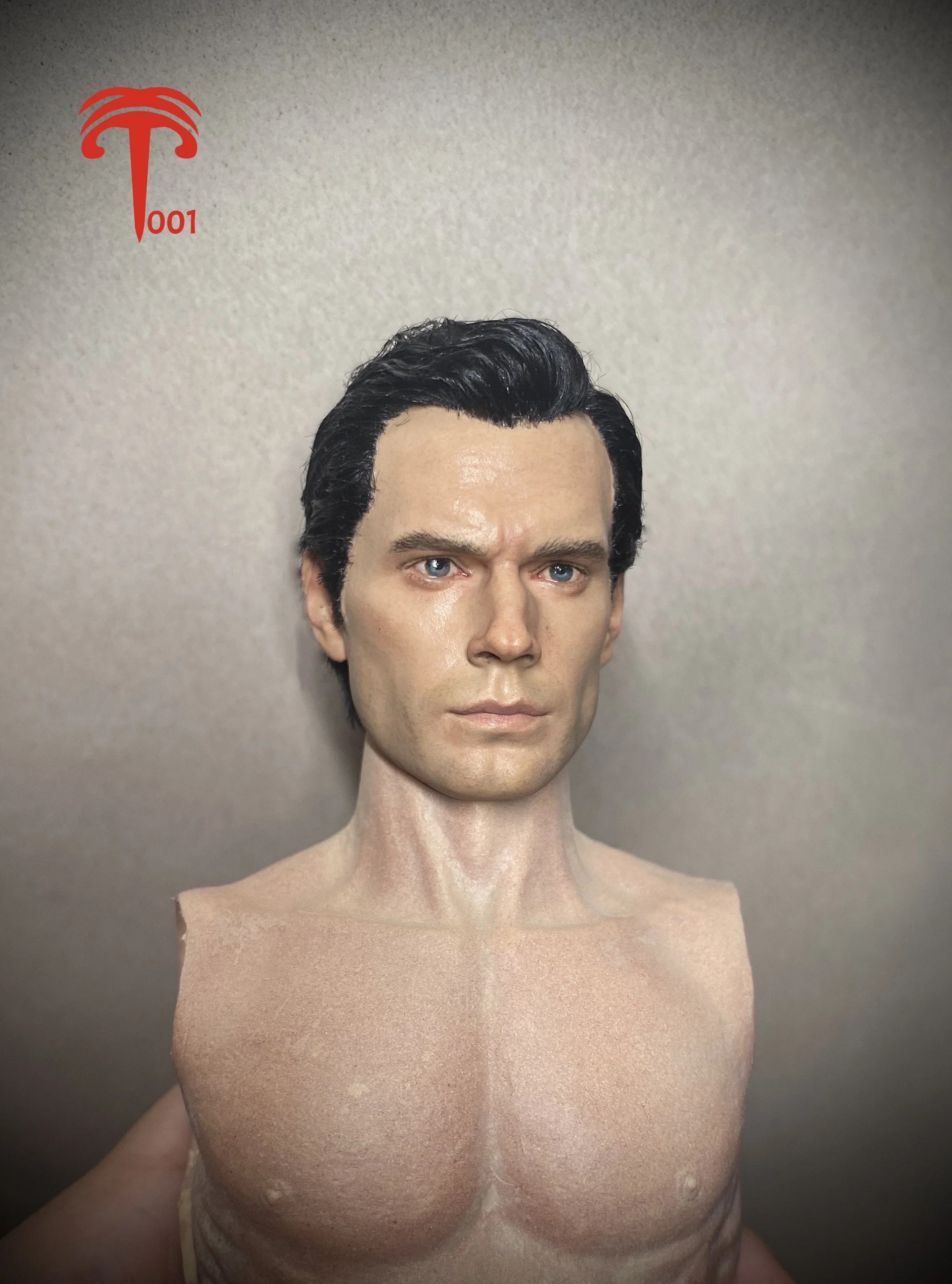 1/6 XT001 Głowa Wiedźmy Henry Cavill Rzeźba Włosów Transplantacja Głowy Pasuje do 12'' Męskiej Figurki Żołnierza Ciała Lalki