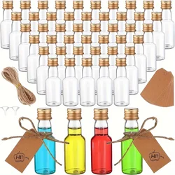 30Pcs 30-100ML Reusable Portable Plastic Mini Juice Bottles For Wine Juice Beverage Oil Seasoning Liquor Bottle Drink Containers