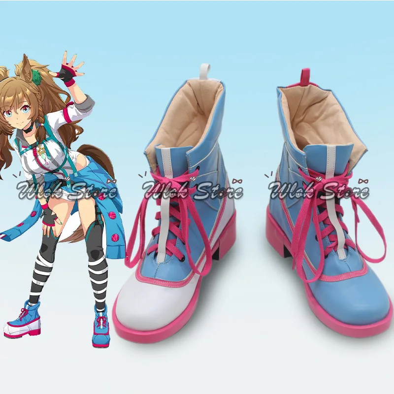 

Anime Pretty Derby Blast Onepiece Cosplay Shoes Boots Men Women Halloween Party Carnival Role Play Shoes Custom Made