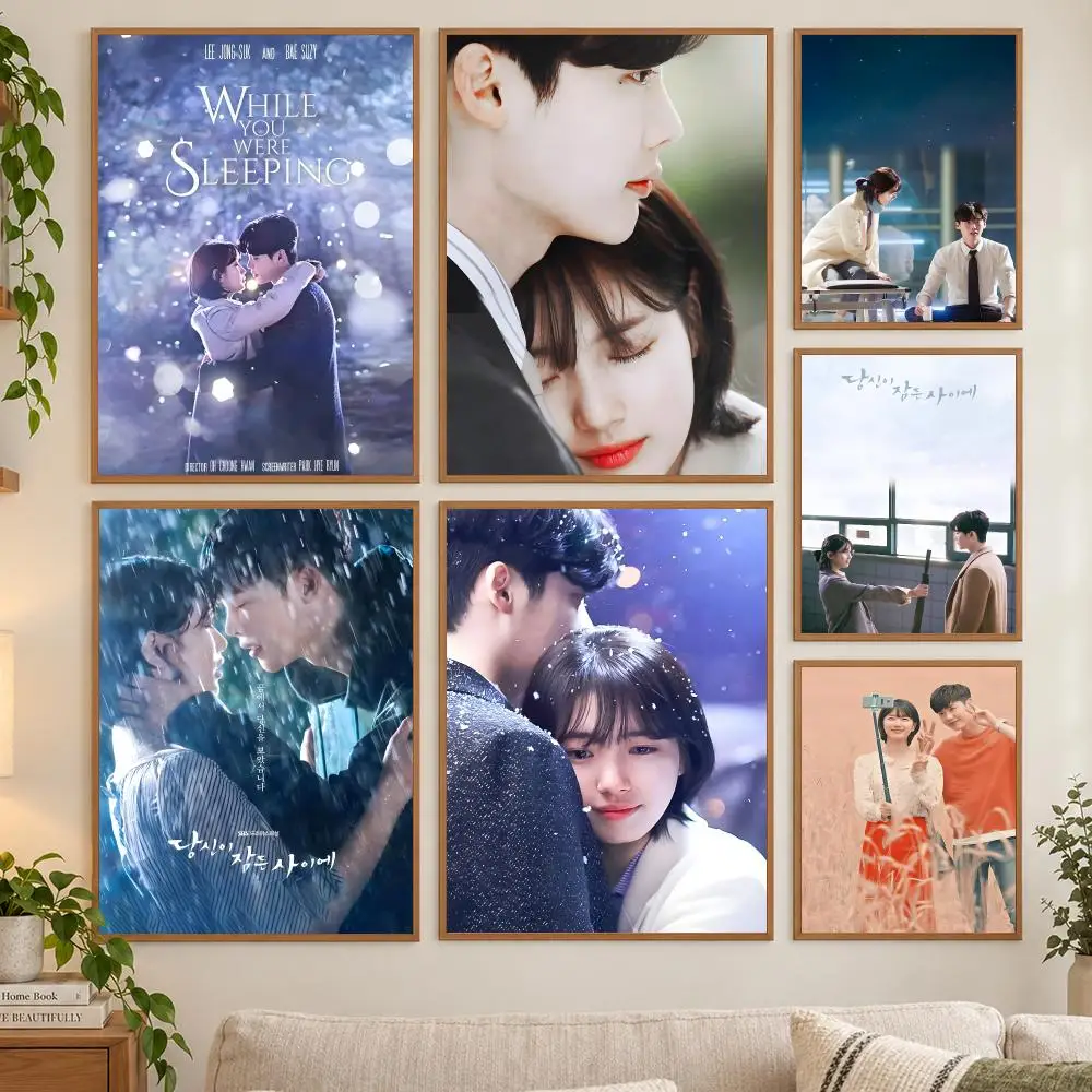 While You Were Sleeping Poster HD art sticky wall waterproof home living room bedroom bar aesthetic decoration