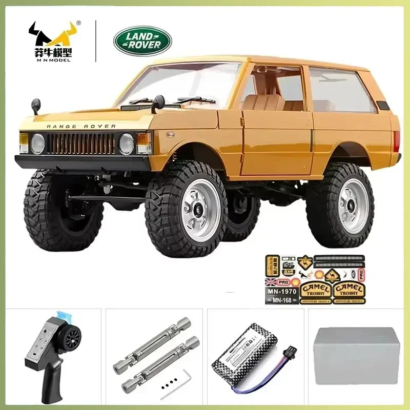 MN MN82 1:12 Retro Rc รถไฟ LED Full-scale จําลอง LC79 Professional 4WD รีโมทคอนโทรลรถกระบะ RC รถบรรทุกของเล่น