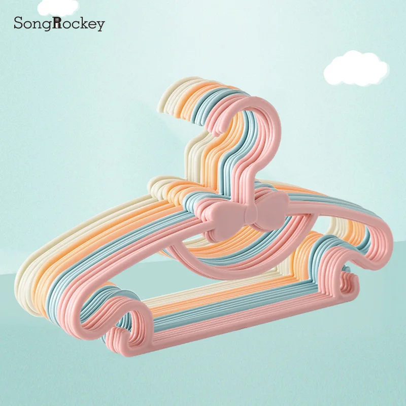 Baby Hangers Children Coats Storage Hanger Closet Organizer Kids Clothes Hanger Racks Portable Display Plastic Hangers Home