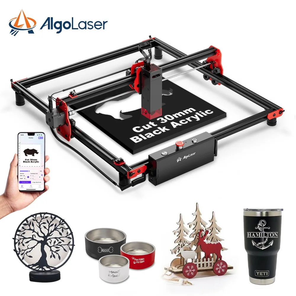

Algolaser DIODE Laser Engraver Precision 0.1mm 400*400cm 10500mw Engraving Machine 10W DIODE Laser Cutting Machine