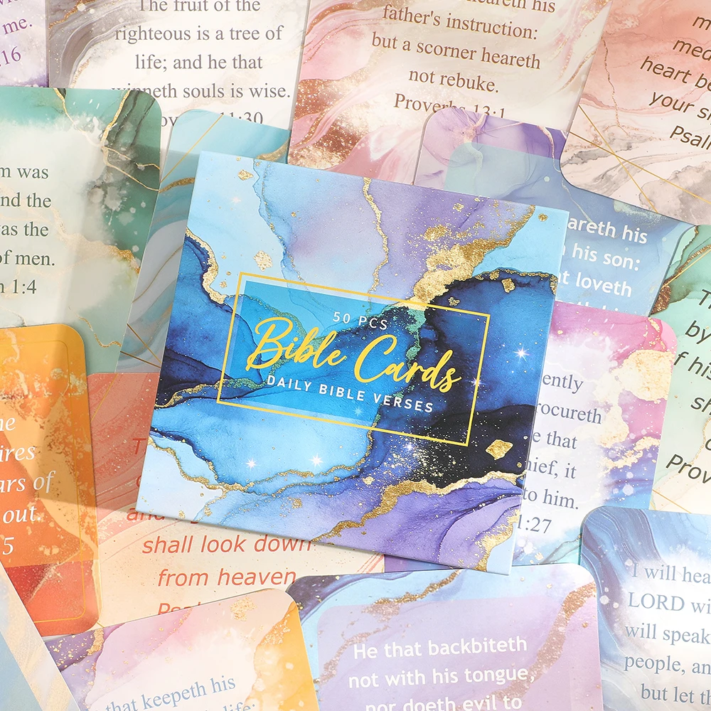 50 Pcs Positive Affirmation Cards with Mindfulness Exercises Gilded Inspirational Tools for Youth Motivational Self Care Gifts