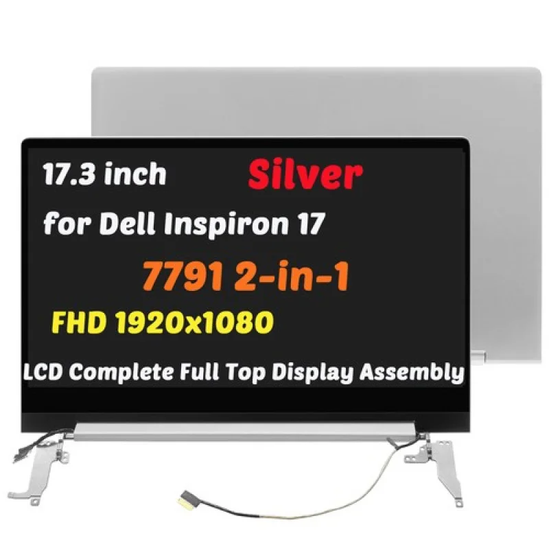 

A++17.3" for Dell Inspiron 7791 2-in-1 I7791 FHD LCD Touch Screen Complete Silver