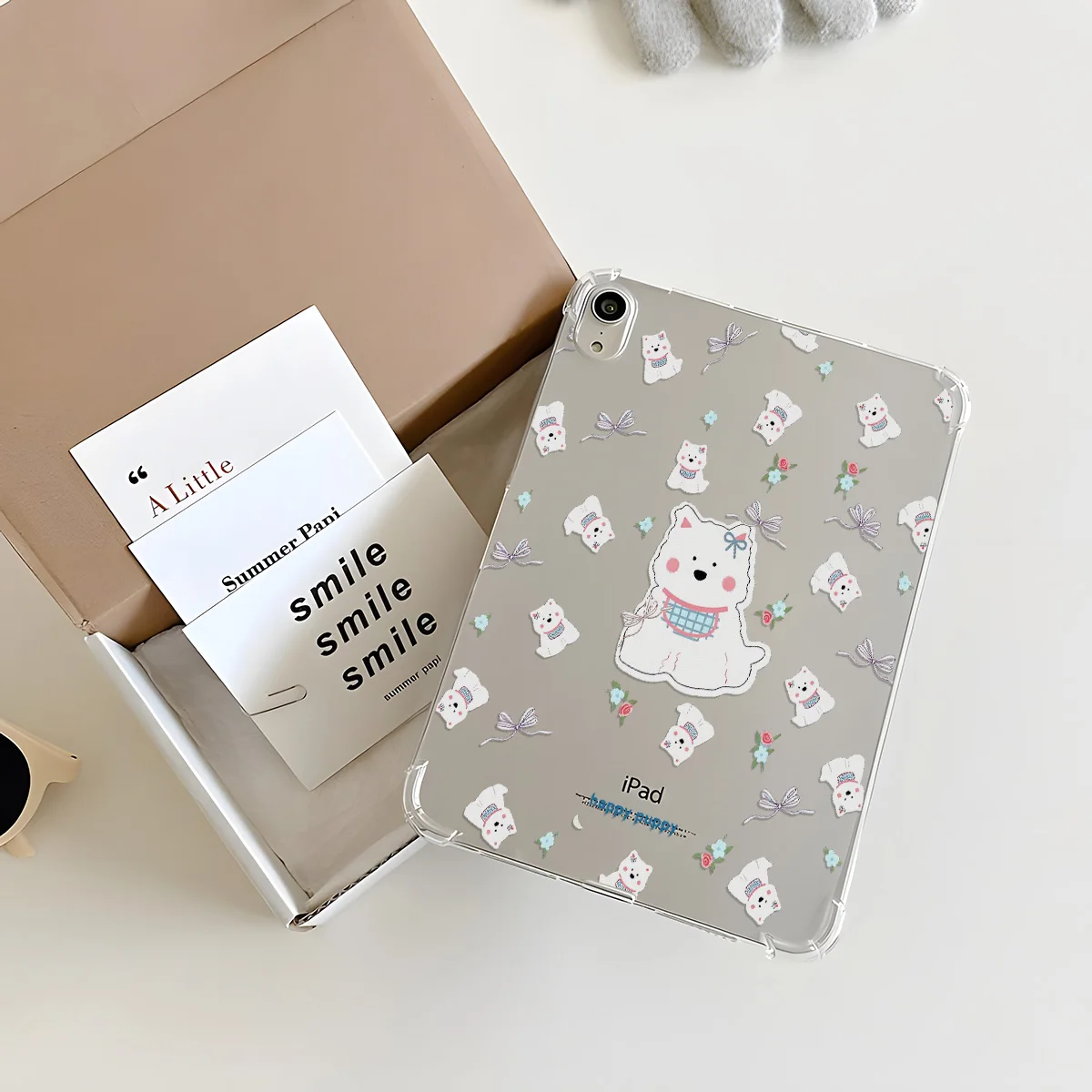 Cartoon Puppy Tablet Case For iPad Pro 12.9 13 11 inch 9.7 Air 13 11 2 Mini 7 6 5 4 3 2 iPad 11 10.9 6 5 10.2 4 3 2 Capa Cover