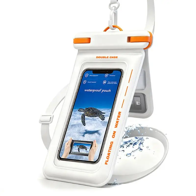 Waterproof Phone Pouch Double Space, Floating Waterproof Phone Case With Lanyard For 17 Pro Max 16 15 14 S26 S25