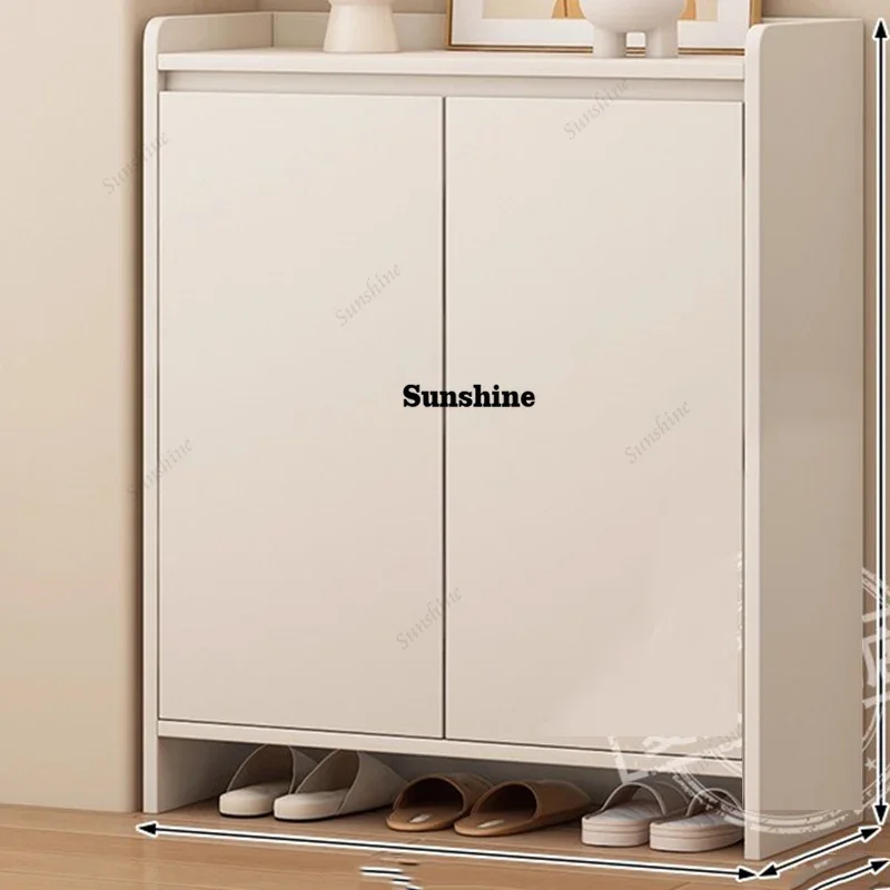 Nordic Designer Shoe Cabinet Vertical Slippers Storage Cleaner Shoe Shelf Entrance Hall Modern Zapatero Shoemakers Furniture  FT