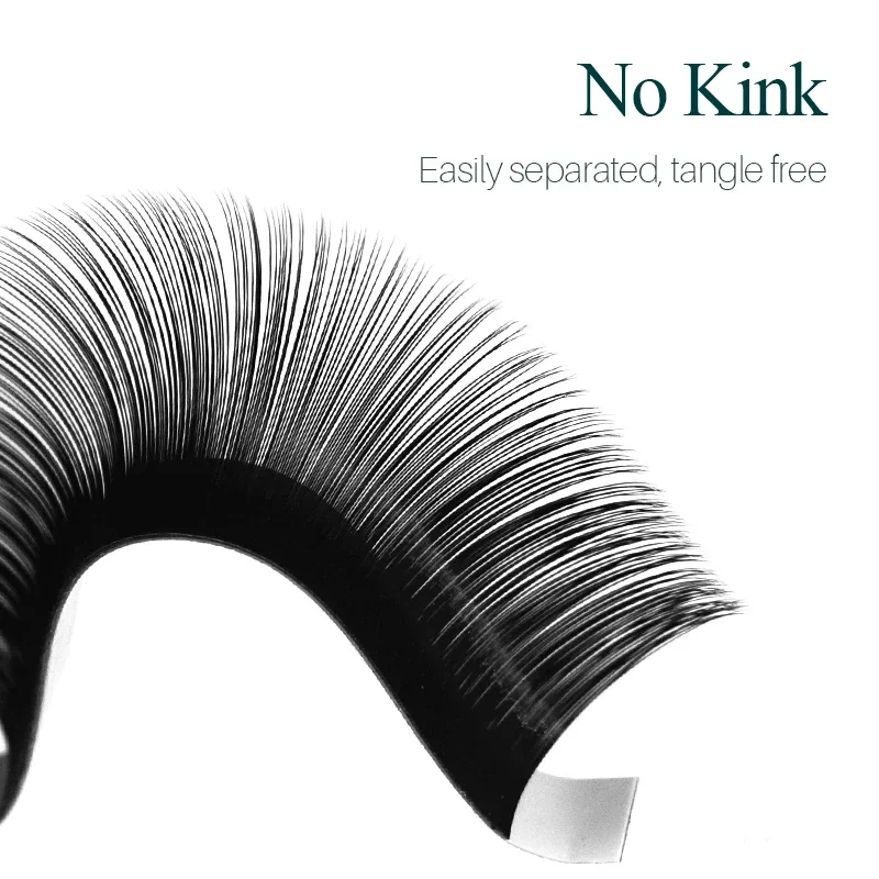 H&L SINCE 1990 20Rows Faux Individual Lashes Maquiagem Cilios for Professionals Matte Black Soft Eyelash Extension Thin Tape