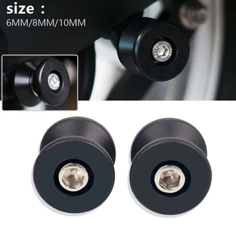 

Motorcycle Accessories M8 Swingarm Sliders Spools Paddock Stand Bobbins Fit For ZH2 Z125 Z250 Z300 Z1000 NINJA1000SX