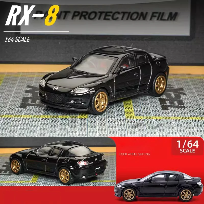 

1:64 Mazda RX8 RX-8 Supercar Alloy Car Diecasts & Toy Vehicles Car Model Miniature Scale Model Car Toy Ornaments For Children