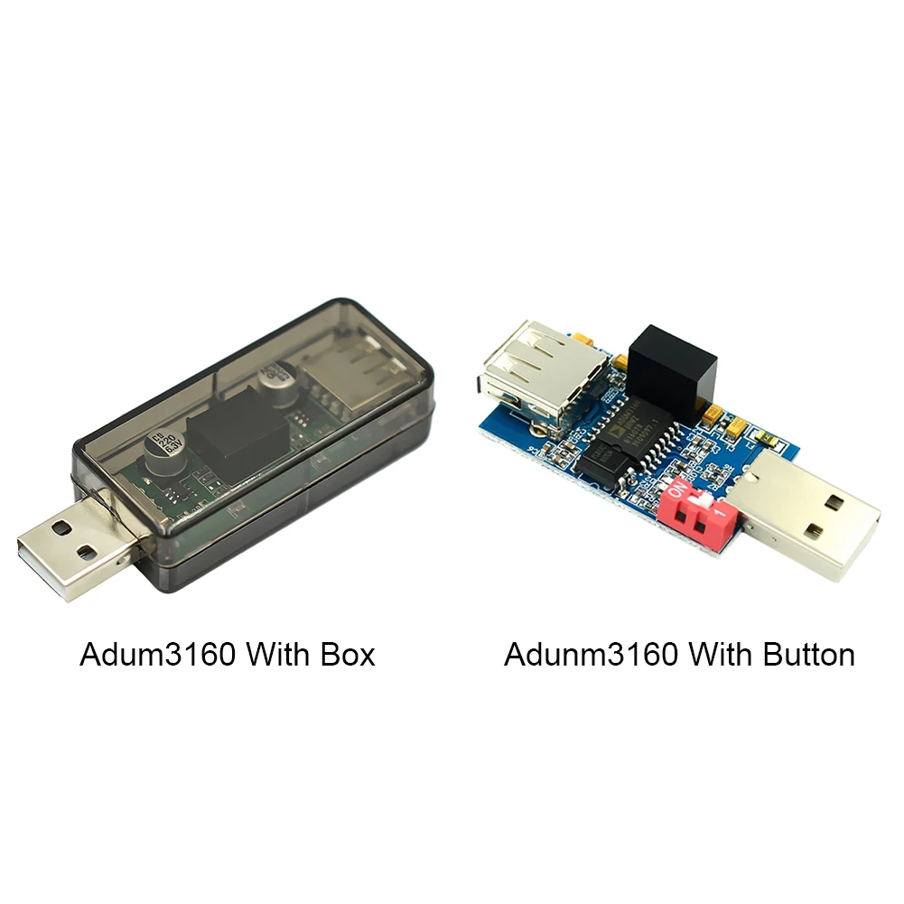 1500V ADUM3160 Digital Signal Audio Power Isolator USB to USB Audio Signal Isolator 12Mbps 1.5Mbps Adum3160 with Box/with Button image 6