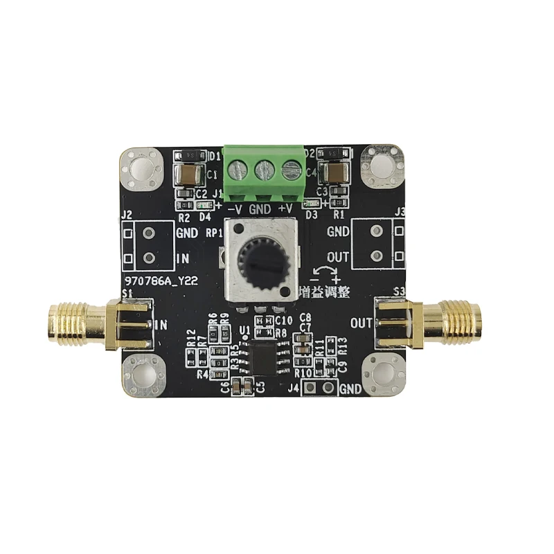 THS3091 High-frequency Operational Amplifier Module with 210MHz Bandwidth and Adjustable Current Feedback Gain for 27V Output