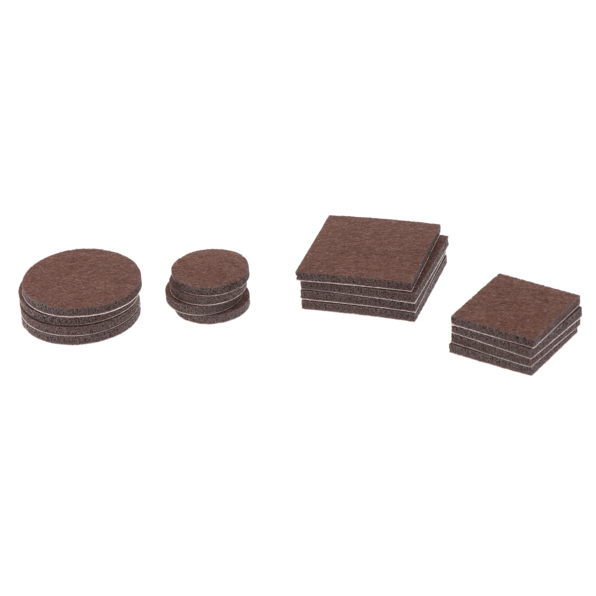 

130 Pcs Slip Silent Foot Pads Self Adhesive Furniture Antiskid Sticker Felt Caps for Furniture Table Leg Chair Sticker Protect