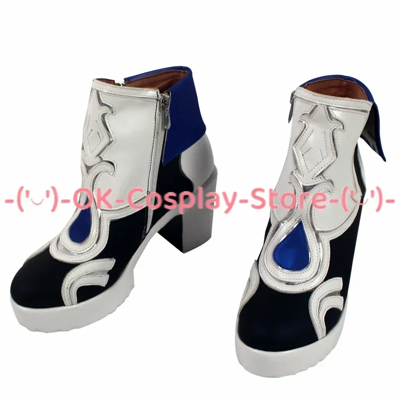 [Customized] Honkai Impact 3 Bronya Zaychik Cosplay Shoes Game Roleplay Costume Prop Halloween Carnival Party PU Leather Boots