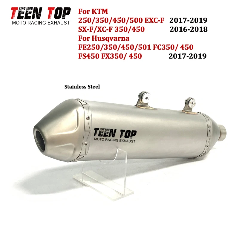 High Performance Slip-on Exhaust For KTM 350 450 EXC-F SX-F XC-F Exhaust Muffler 250 500 EXC-F Exhaust Tailpipe OEM Silencieux