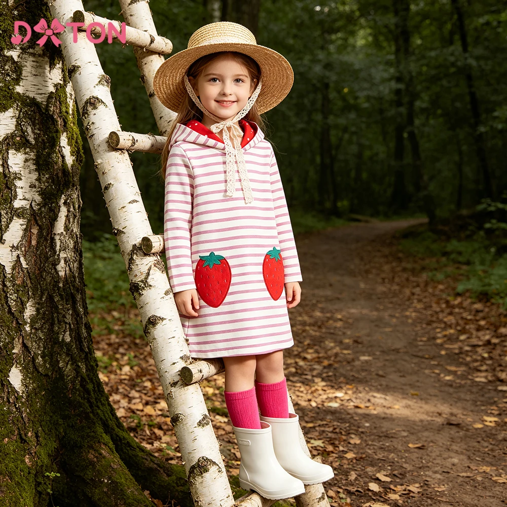 Winter Clothing Toddler Girl - DXTON Girls Hooded Dress Winter Toddlers