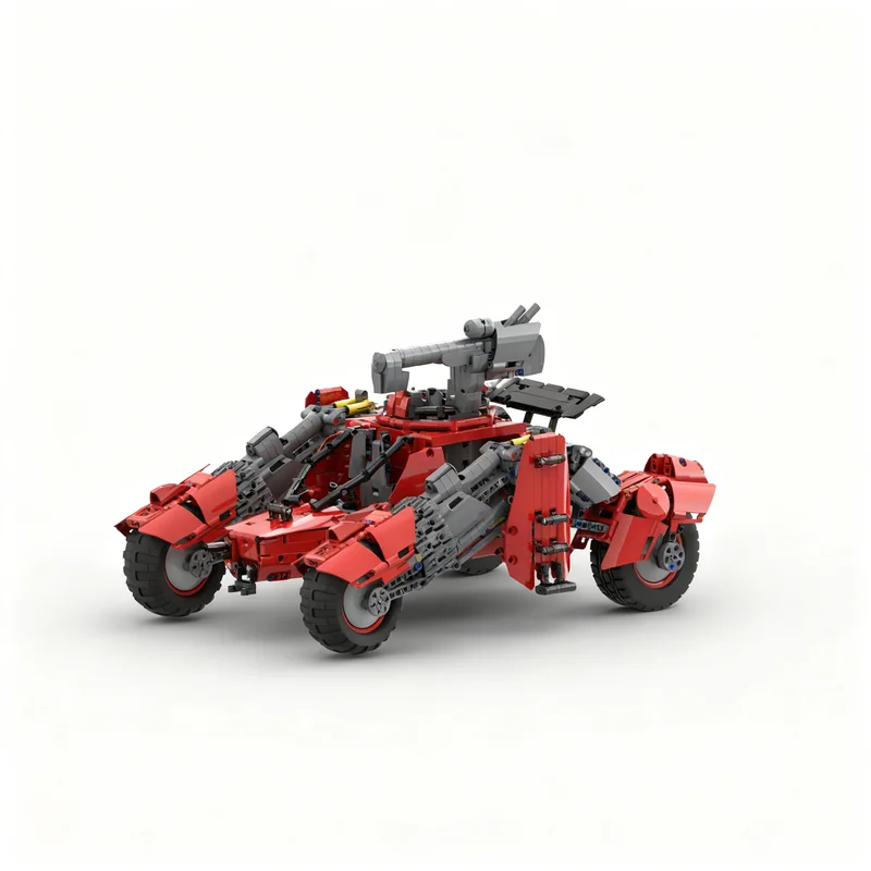 2155pcs MOC Technical Borderlands Outrunner - Revised Edition Model Building Blocks Construction Christmas Gift Toy Idea Brick