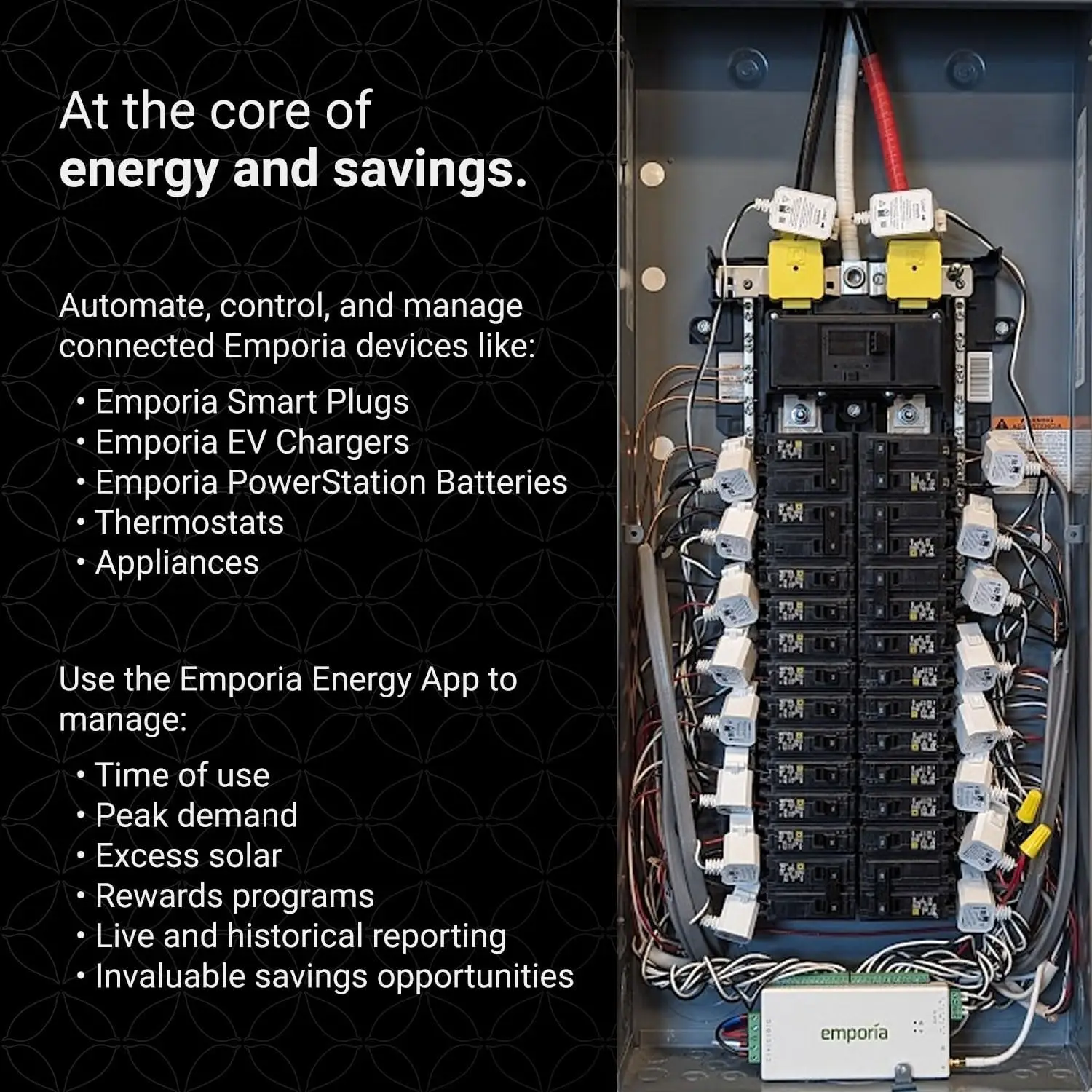 3 Smart Home Energy Monitor with 16 50A Circuit Level Sensors | Home Energy Automation and Control | Real Time