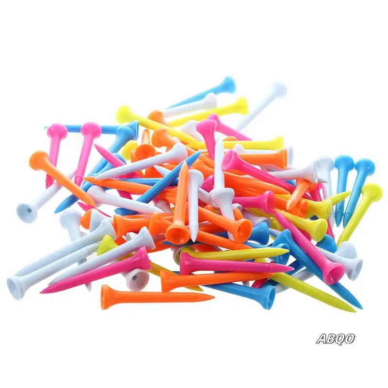 

300 Pcs Golf Tees 54 Mm Plastic Mixed Color