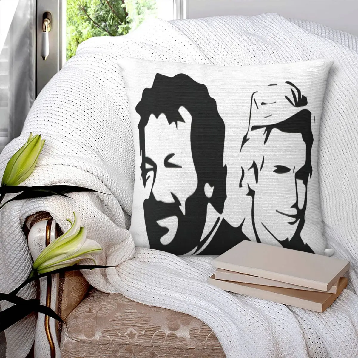 Bud Spencer Terence Hill Cult Trinita' Pillowcase Cushion Luxury Pillow Throw Pillow Decorating Living Room Customizable