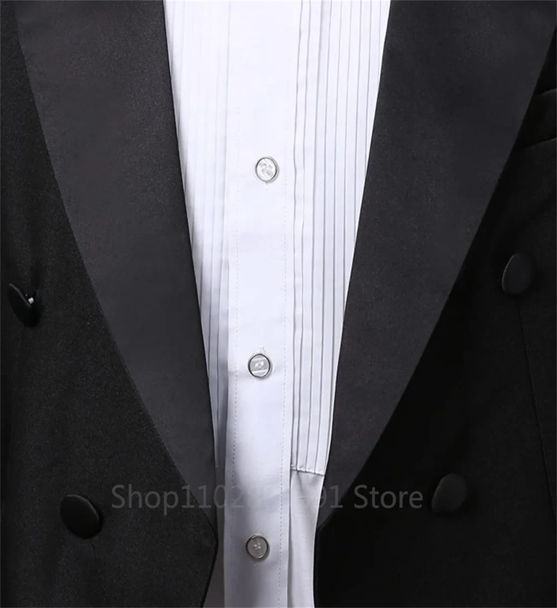 2 PiecesMen Tuxedo Suits Slim Fit Formal Magician Costume Tailcoat Jacket Musician Blazer pants Prince Party Blazer Embroidery