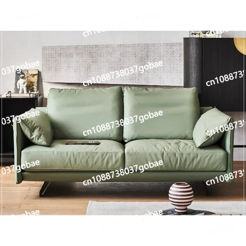 Leather Sofa/minimalist /1.8m for Two/leather/