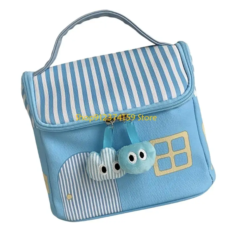 

G5AE Lovely House Makeup Bag Toiletry Bag Handheld Wash Bag Travel Cosmetic Bag