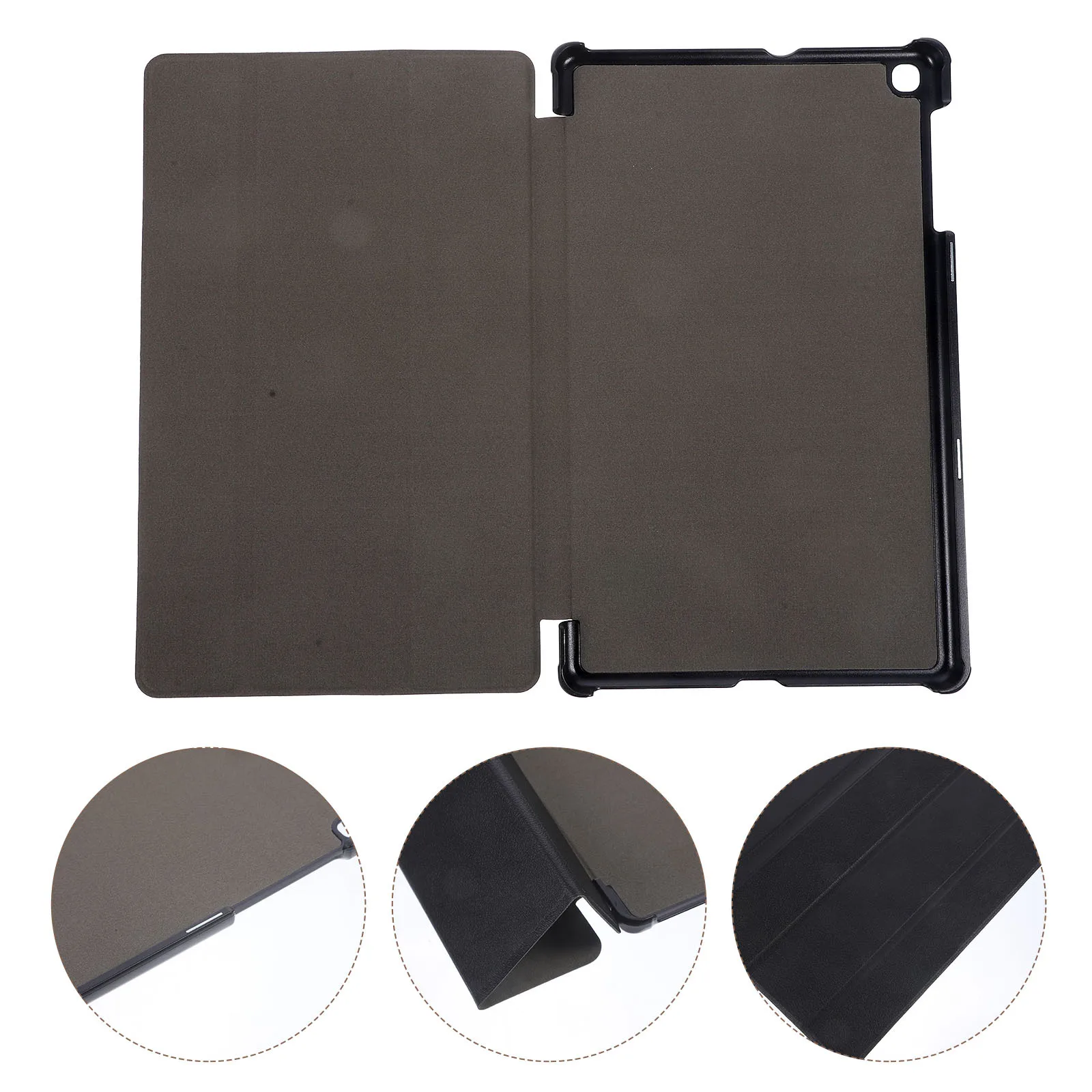 

Trifold Case for 10.1inch Protective Cover with Stand Function Black Tablet Pc Cover