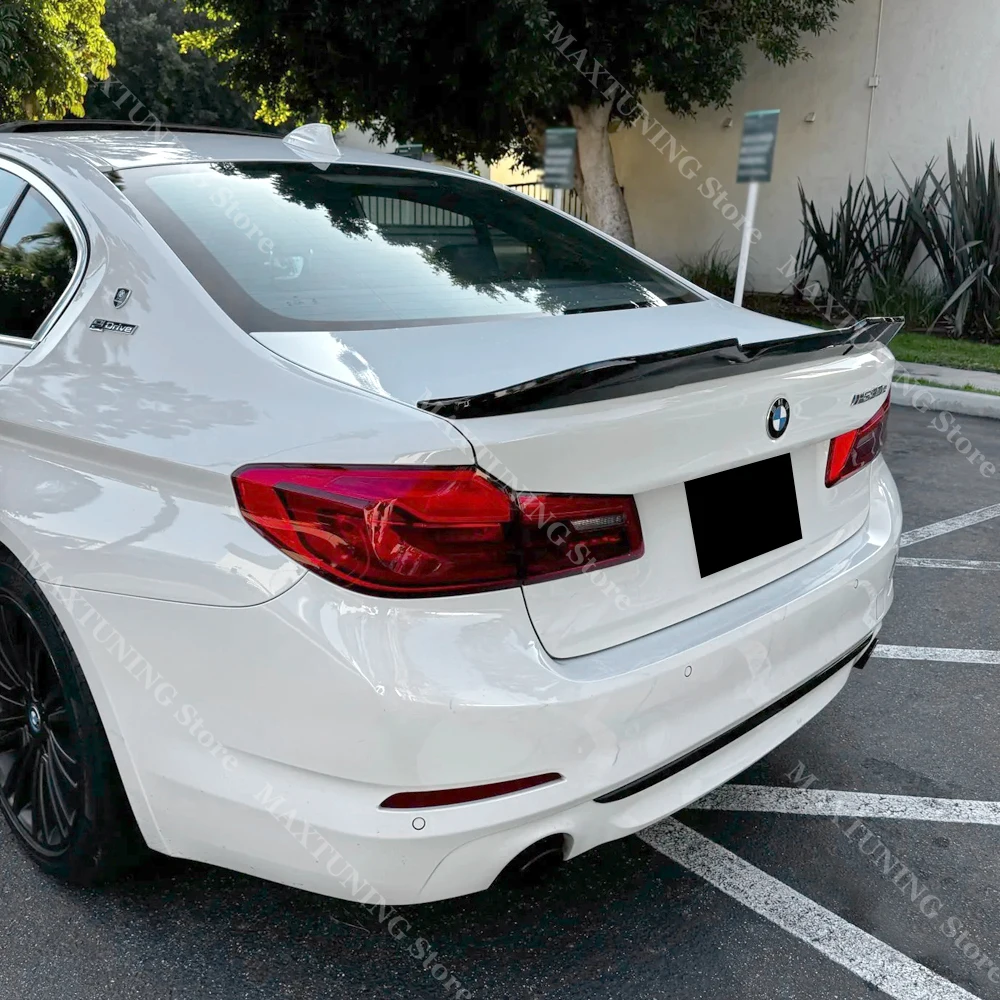 

For BMW 5 Series G30 F90 M5 520i 520d 525d 530i M550i M550d 2017-2023 PSM Style Rear Trunk Spoiler Wing Tail Boot Lip Body Kit