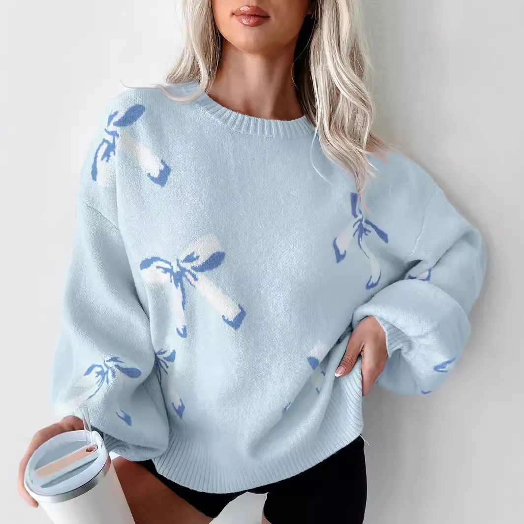 

2024 New Women's Knitted Sweater Autumn and Winter Sweater Women's Pullovers