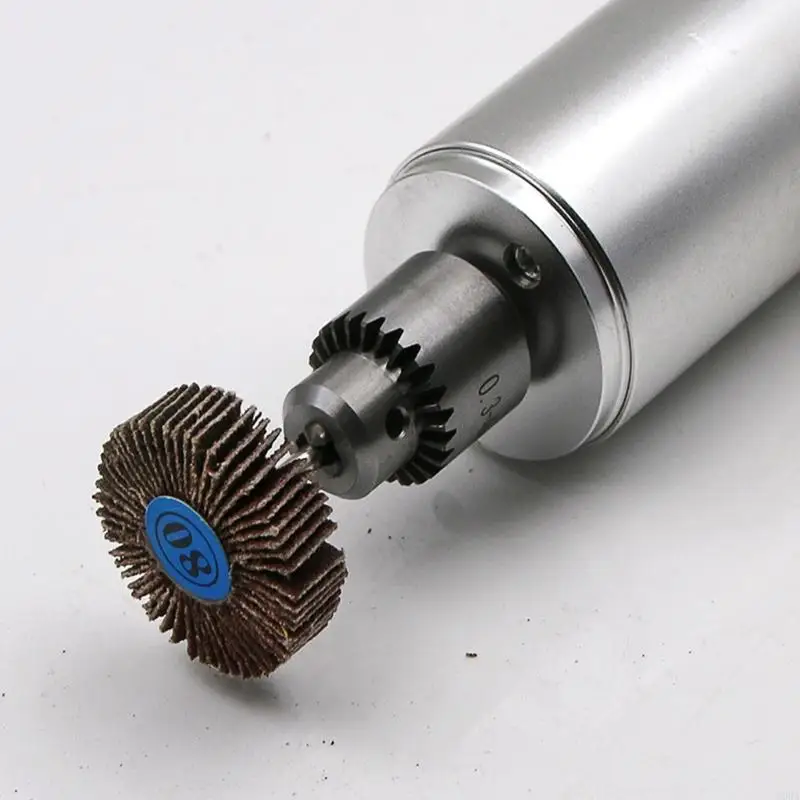 5 stuks industriële kwaliteit 80 korrel schuurklepwiel slijpschijven 32 mm schacht