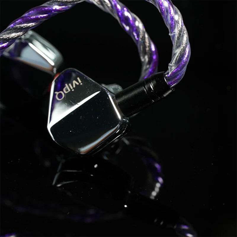 Cabo ivipQ-335 IEM HIFI Multi-Conductor Cabo de atualização de fone de ouvido com mini XLR/A2DC/2Pin/3.5mm para HD800 HE1000SE LCD-5